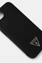 Guess carcasă de telefon iPhone 16e GUHMPSE4PGTSPSK negru AA00