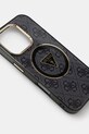 Guess carcasă de telefon iPhone 16 Pro GUHMP16LHG4PRTGK negru AA00