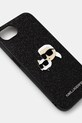 Karl Lagerfeld etui na telefon iPhone 16e KLHCPSE4PFGKCPK czarny AA00