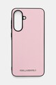 Obal na telefon Karl Lagerfeld Samsung Galaxy A56 na mobil růžová KLHCSA56PSAFWMCP