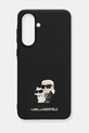 Чехол на телефон Karl Lagerfeld Samsung Galaxy A56 для телефона чёрный KLHCSA56PSAKCMPK