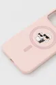 Чохол на телефон Karl Lagerfeld iPhone 14 Pro Max KLHMP14XSCMKCRHP рожевий AA00