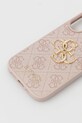 Guess carcasă de telefon iPhone 16 GUHCP16S4GMGPI roz AA00