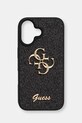 Чохол на телефон Guess iPhone 16 для телефону чорний GUHCP16SHG4SGK