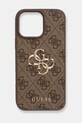 Guess etui na telefon iPhone 16 Pro Max Gift Box brązowy GUHCP16X4GMGBR