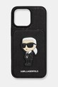 Чехол на телефон Karl Lagerfeld iPhone 15 Pro Max для телефона чёрный KLHCP15XSAKKNSCK
