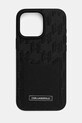Obal na telefon Karl Lagerfeld iPhone 16 Pro Max na mobil černá KLHCP16XPGKHPRPK
