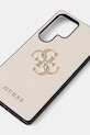 Puzdro na mobil Guess Samsung Galaxy S25 Ultra GUHCS25LPGT4MBE béžová AA00
