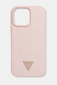 Guess etui na telefon iPhone 16 Pro Max na telefon różowy GUHMP16XPGBTMP