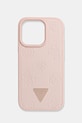 Guess custodia per telefono iPhone 16 Pro semplice rosa GUHMP16LPGBTMP