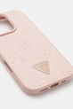 Guess custodia per telefono iPhone 16 Pro GUHMP16LPGBTMP rosa AA00