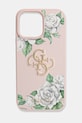 Θήκη κινητού Guess iPhone 16 Pro Max για τηλέφωνο ροζ GUHCP16XPGROP4MP
