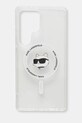 Karl Lagerfeld carcasă de telefon Samsung Galaxy S25 Ultra pentru telefon transparent KLHMS25LHLSCHH