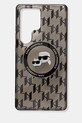 Karl Lagerfeld carcasă de telefon Samsung Galaxy S25 Ultra pentru telefon negru KLHMS25LHMCKMHK