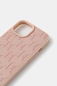 Karl Lagerfeld etui na telefon iPhone 15 KLHMP15SPKHPORPP różowy AA00