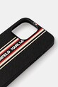 Karl Lagerfeld carcasă de telefon iPhone 15 Pro Max KLHCP15XPAMSCNSR negru AA00