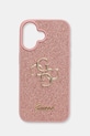 Guess etui na telefon iPhone 16 na telefon różowy GUHCP16SHG4SGP