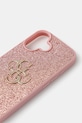 Guess etui na telefon iPhone 16 GUHCP16SHG4SGP różowy AA00