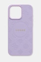 Guess carcasă de telefon iPhone 16 Pro Max pentru telefon violet GUHMP16XPSAPSMEU