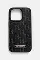 Karl Lagerfeld etui na telefon iPhone 15 Pro na telefon czarny KLHMP15LPKHPORPK