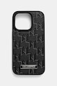 Karl Lagerfeld etui na telefon iPhone 15 Pro na telefon czarny KLHMP15LPKHPORPK