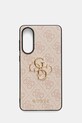 Guess etui na telefon Samsung Galaxy S25 Edge aplikacja różowy GUHCS25E4GMGPI