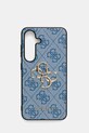Guess etui na telefon Samsung Galaxy S25 aplikacja niebieski GUHCS25S4GMGBL