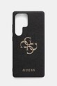 Guess etui na telefon Samsung Galaxy S25 Ultra na telefon czarny GUHCS25LPGT4MBK