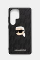 Karl Lagerfeld etui na telefon Samsung Galaxy S25 Ultra na telefon czarny KLHCS25LPGKLKIPK