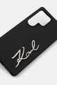 Obal na telefon Karl Lagerfeld Samsung Galaxy S25 Ultra KLHCS25LSCMSMVK černá AA00