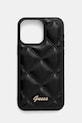 Guess husă pentru telefon iPhone 15 Pro Max 6.7" uni negru GUHCP15XPSQSQSK