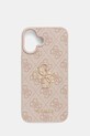 Guess etui na telefon iPhone 16 Plus 6.7" aplikacja różowy GUHCP16M4GMGPI