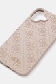 Guess etui na telefon iPhone 16 Plus 6.7" GUHCP16MG4GFPI różowy AA00