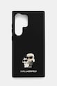 Obal na telefon Karl Lagerfeld Samsung S24 Ultra na mobil černá KLHCS24LSMHKCNPK