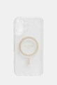 Guess etui na telefon iPhone 16 Plus 6.7" na telefon transparentny GUHMP16MHFGERET