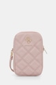 Guess borsetă pentru telefon roz GUWBZPSQSSGP