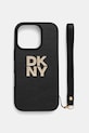 Etui za telefon Dkny iPhone 16 Pro 6.3" Za telefon črna DKHCP16LPBSWSK