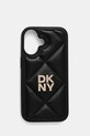 Dkny etui na telefon iPhone 16 6.1" na telefon czarny DKHCP16SPQDSLK