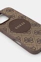 Guess husă pentru telefon iPhone 16 Pro Max GUHMP16XP4PGRSGW maro AA00