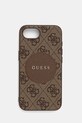 Guess etui na telefon iPhone 16e na telefon brązowy GUHMPSE4P4PGRSGW