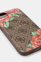 Guess husă pentru telefon iPhone 16e GUHMPSE4P4ROPEMCW maro AA00
