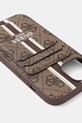 Guess etui na telefon iPhone 15 GUBPHCP15SP4RPSW brązowy AA00