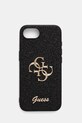 Guess etui na telefon iPhone 16e na telefon czarny GUHCPSE4HG4SGK