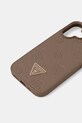 Guess etui na telefon iPhone 16 GUHMP16SPGBTMW brązowy AA00