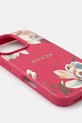 Чехол на телефон Guess iPhone 16 Pro GUHMP16LPGNMPLMF розовый AA00