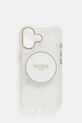Чохол на телефон Guess iPhone 16 для телефону білий GUHMP16SHTDRCEDH