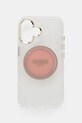 Guess etui na telefon iPhone 16 na telefon różowy GUHMP16SHTDRCEDP