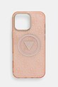 Чохол на телефон Guess iPhone 16 Pro Max для телефону рожевий GUHMP16XHG4PRTGP