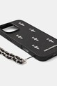 Чехол на телефон Karl Lagerfeld iPhone 16 Pro Max KLHCP16XPSADJSK чёрный AA00