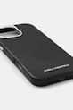 Obal na telefon Karl Lagerfeld iPhone 16 Pro Max KLHMP16XPSAFWMCK černá AA00
